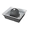PetSafe Drinkwell Ceramic Pet Water Fountain Quiet Automatic 70oz Dispenser for Cats Dogs with Filters Dishwasher Safe Square Design