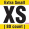 zetpo 80 pcs Cat Nail Caps Cat Claw Covers with Adhesives and Applicators Black XS
