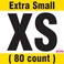 zetpo 80 pcs Cat Nail Caps Cat Claw Covers with Adhesives and Applicators Black XS