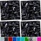 zetpo 80 pcs Cat Nail Caps Cat Claw Covers with Adhesives and Applicators Black XS