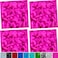 zetpo 80 pcs Cat Nail Caps Cat Claw Covers with Adhesives and Applicators Rose L