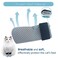 caichuxiye AntiScratch Paw Covers for Family Pet Cats Mesh Adjustable Claw Protectors 4 Pieces S Grey