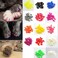 JOYJULY 100pcs Cat Nail Caps Kitten Caps Cat Caps Cat Nail Covers with 5pcs Adhesive Glue5pcs ApplicatorsInstruction