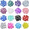 WQGVY 15 Colors 150 pcs Cat Nail Caps Cat Claw Covers with Adhesives and Applicators XS