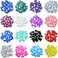WQGVY 15 Colors 150 pcs Cat Nail Caps Cat Claw Covers with Adhesives and Applicators XS