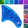 zetpo 12 Colors 120 pcs Cat Claw Covers Cats Nail Caps with Adhesives and Applicators M