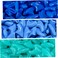 zetpo 60 pcs Cat Nail Caps Cat Claw Covers with Adhesives and Applicators L Blue Sky Blue Turquoise