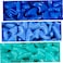 zetpo 60 pcs Cat Nail Caps Cat Claw Covers with Adhesives and Applicators S Blue Sky Blue Turquoise