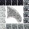 zetpo 80 pcs Cat Claw Covers Cat Nail Caps with Adhesives and Applicators L Black Silver Silver Glitter White