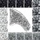 zetpo 80 pcs Cat Claw Covers Cat Nail Caps with Adhesives and Applicators L Black Silver Silver Glitter White
