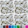 zetpo 80 pcs Cat Nail Caps Cat Claw Covers with Adhesives and Applicators Pearl White S