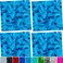 zetpo 80 pcs Cat Nail Caps Cat Claw Covers with Adhesives and Applicators Sky Blue Medium