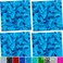 zetpo 80 pcs Cat Nail Caps Cat Claw Covers with Adhesives and Applicators Sky Blue Medium