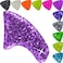 zetpo Cat Nail Caps Cat Claw Covers with Adhesives and Applicators L 12x ColorsLuna 120 pcs