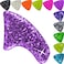 zetpo Cat Nail Caps Cat Claw Covers with Adhesives and Applicators S 12x ColorsLuna 120 pcs