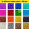 zetpo Cat Nail Caps Cat Claw Covers with Adhesives and Applicators S 5X Solid Random Colors 100 pcs
