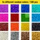zetpo Cat Nail Caps Cat Claw Covers with Adhesives and Applicators S 5X Solid Random Colors 100 pcs