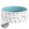 FUN ELEMENTS Fun Elements Ceramic Dog Bowls Large 64 Fl Oz Heavy Duty Adorable Dog Patterns Large Blue
