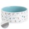 FUN ELEMENTS Fun Elements Ceramic Dog Bowls Large 64 Fl Oz Heavy Duty Adorable Dog Patterns Large Blue