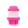 Dexas ScrubBuster Silicone Dog Washing Brush with Builtin Shampoo Reservoir Pink