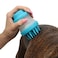 Dexas ScrubBuster Silicone Dog Washing Brush with Builtin Shampoo Reservoir Pink