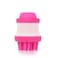 Dexas ScrubBuster Silicone Dog Washing Brush with Builtin Shampoo Reservoir Pink