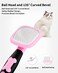 Glendan Dog Cat Grooming Brush Slicker Shedding Tools Pink