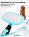 Glendan Dog Brush Cat Brush Slicker Pet Grooming Brush Shedding Grooming ToolsBlue