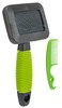 TRIXIE Pet Grooming Soft Brush Comb Set for Puppies Kittens and Small Animals