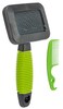 TRIXIE Pet Grooming Soft Brush Comb Set for Puppies Kittens and Small Animals