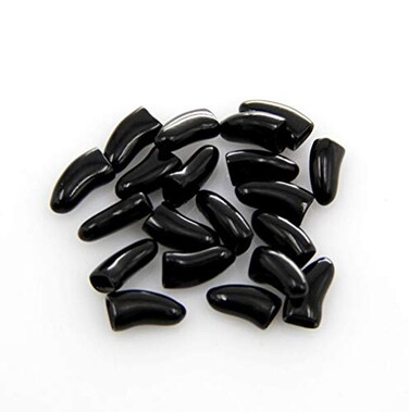 Brostown 100Pcs Soft Pet Dog Nail Caps Claws Control Paws of 5 Kinds 5Pcs Adhesive Glue 5pcs Applicator with Instructions