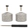 Casifor 2 Pack Dog Nail Grinder Wheel Replacements Painless Safe Diamond Tip Filling Head Replacements Dog Nail Grinder for M