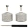 Casifor 2 Pack Dog Nail Grinder Wheel Replacements Painless Safe Diamond Tip Filling Head Replacements Dog Nail Grinder for M