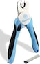 gonicc Dog Cat Pets Nail Clippers and Trimmers with Safety Guard to Avoid Overcutting Free Nail File Razor Sharp Blade Professional Grooming Tool for Pets for Large and Medium Dogs