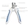 LDJZON Pet Nail Clippers and Trimmers Set Safety Guard to Avoid Over Cutting Razor Sharp Blades Grooming Tool for All Small Large Dog Cat Blue