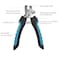 LDJZON Pet Nail Clippers and Trimmers Set Safety Guard to Avoid Over Cutting Razor Sharp Blades Grooming Tool for All Small Large Dog Cat BlueBlack