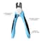 Pets First DOG NAIL CLIPPER TRIMMER Premium Quality Pet Nail Paws Clippers trimming tool with Safety Guard Avoid OverCutting Nails Free Nail File Sturdy Non Slip Ergonomic Handles Sharp Blade
