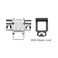 MAWAER Hinge Assembly for Andis AGC 1 AGC 2 Clippers with Clippers Blade Lock with Brush