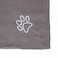 My Doggy Place Super Absorbent Microfiber Towel Dog Bathing Supplies Microfiber Drying Towel Washer Safe Ash with Paw Print 45 x 28 in 2 Pack
