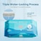 PUPMATE Natural Pet Grooming Wipes 100 Fresh Counts Extra Moist Thick for Dogs Cats Puppies Kittens
