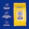 Wet Ones for Pets Deodorizing Multipurpose Dog Wipes with Baking Soda Tropical Splash Scent Deodorizing Dog Grooming Wipes with Wet Lock Seal 100 Count