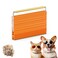 SAMFAT Mini Pet Hair Remover 2025 Reusable Carpet Rake Fur Scraper for Furniture Car Interior Hair Remover Brush for Bed Couch Home Surfaces Orange
