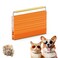 SAMFAT Mini Pet Hair Remover 2025 Reusable Carpet Rake Fur Scraper for Furniture Car Interior Hair Remover Brush for Bed Couch Home Surfaces Orange