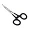 Motanar Dog Cat Pet Grooming Hemostat Hair Puller Remover Forceps 55 Stainless Steel Black Curved