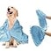 Patas Lague Absorbent Dog Towel for Drying Dogs Large 35x15 Extra Large Microfiber Quick Drying Pet Bath Towel with Hand Pockets Machine Washable Pet Shammy Blue