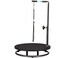 Master Equipment Pet Edge Round Pet Grooming Table Rotatable Black 18 Diameter Grooming Table Perfect for Small Dogs