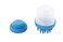 Dexas ScrubBuster Silicone Dog Washing Brush with Builtin Shampoo Reservoir Pro Blue