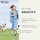 FOUR LEAF Hip Joint Joint Supplement for Dogs with Green Lipped Mussel Eggshell Membrane and Curcumin Veterinarian Formulated 60 Day Large Dog Supply