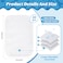 Tondiamo 20 Pieces Dog Diaper Pads Washable Reusable Replaceable Diapers Liner Pads for Small Medium Dog Female Small