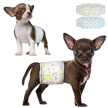 Dono Disposable Male Dog Diapers Puppy Diapers Wraps XSmall 48PCS
